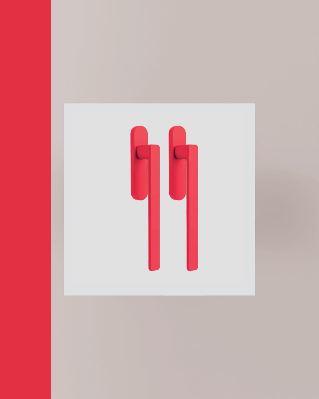 Due – ručke za balkonska vrata CC413 Y